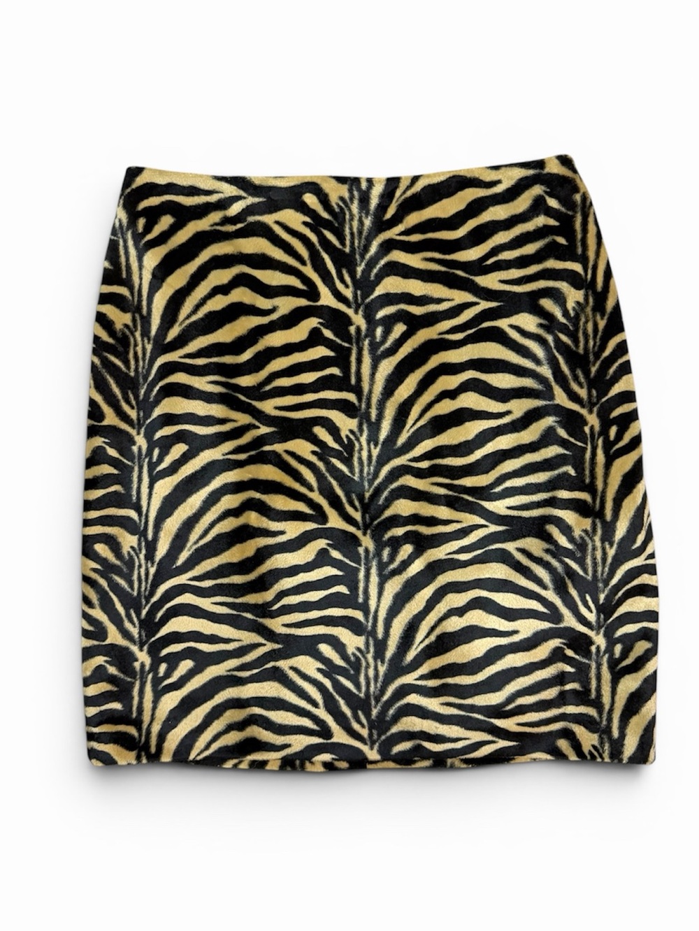 🖤Y2K Karen Kane Zebra Print Faux Fur Mini Skirt 🖤